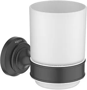 Стакан Aquatek Классик чёрный матовый AQ4504MB, 1