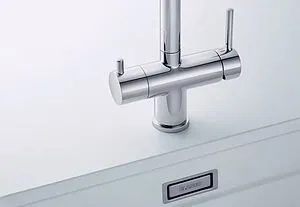 Смеситель для кухни с подключением к фильтру Blanco Fontas-S II чёрный/хром 526158, 5