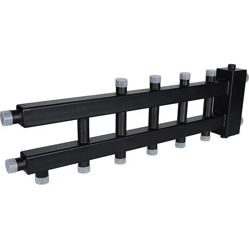 Распределительный коллектор 6 контуров с гидрострелкой 1½&quot;н x 1&quot;н Rommer RDG-0060-024036