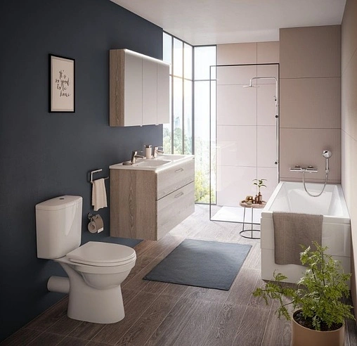 Унитаз-компакт Norm Fit белый 9844B099-7200