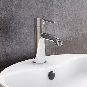 Смеситель для раковины Damixa Scandinavian Pure хром 360210000 Смеситель для раковины Damixa Scandinavian Pure хром 360210000, 4