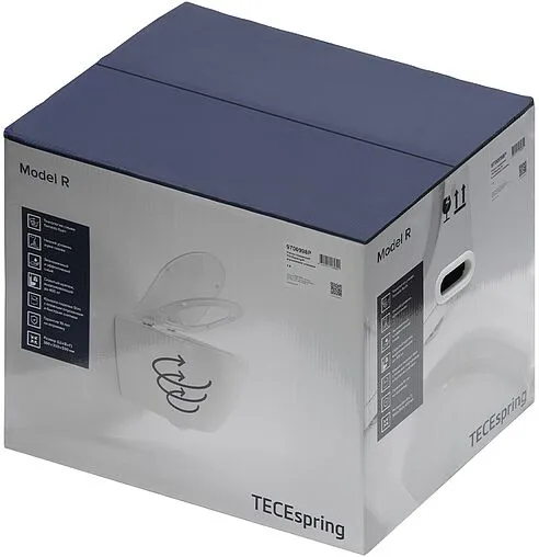 Унитаз подвесной безободковый TECEspring R Tornado белый 9700998