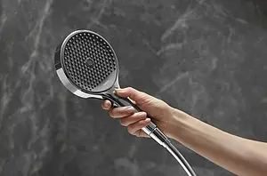 Душевая стойка Hansgrohe Rainfinity 130 3jet 90см хром/графит 27671000, 4