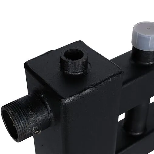 Распределительный коллектор 4 контура с гидрострелкой 1½&quot;н x 1&quot;н Rommer RDG-0060-024024