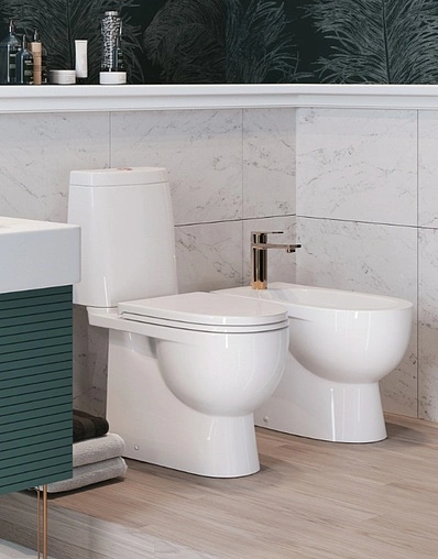 Унитаз-компакт Sanita Luxe Fest белый WC.CC/Fest/2-DM/WHT.G/S1