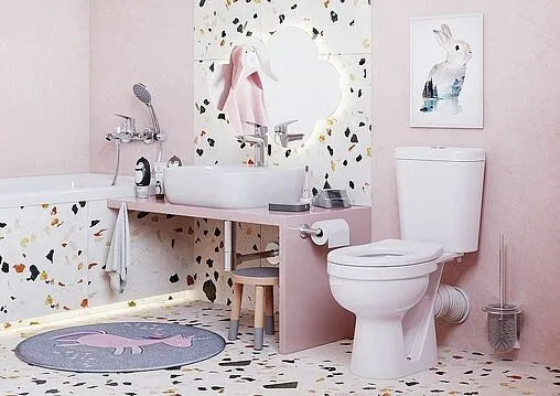 Унитаз-компакт Santek Каспер белый 1WH501741