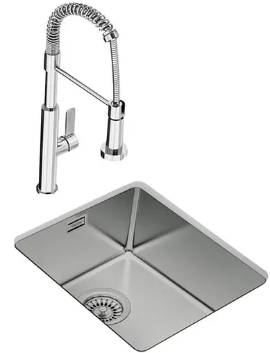 Мойка кухонная Teka Be Linea RS15 34.40 нержавеющая сталь полированная 115000008