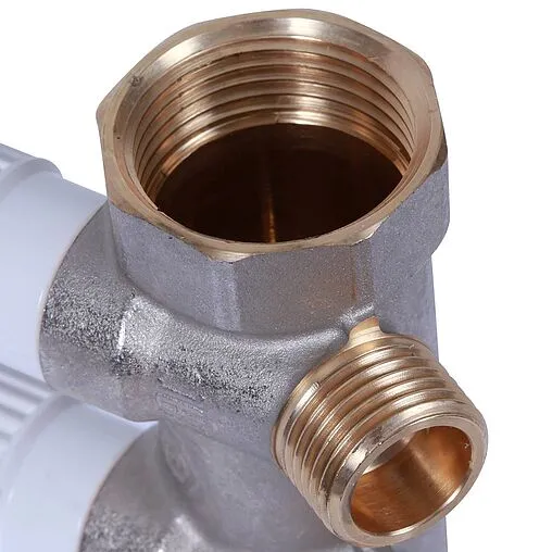 Коллектор регулирующий проходной 3 отвода 1"в/н x ½"н Stout SMB 6852 011203 Коллектор регулирующий проходной 3 отвода 1"в/н x ½"н Stout SMB 6852 011203