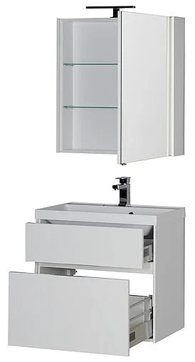 Шкаф-зеркало Aquanet Латина 70 R белый 00179997 Шкаф-зеркало Aquanet Латина 70 R белый 00179997