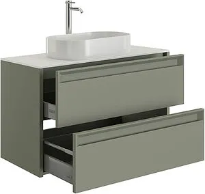 Тумба-умывальник подвесная Allen Brau Fantasy 2.0 100 олива 1.11003.CGM 2.0+, 1