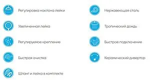 Душевая система без смесителя Osgard Grunan Nickel никель 10040 Душевая система без смесителя Osgard Grunan Nickel никель 10040, 3