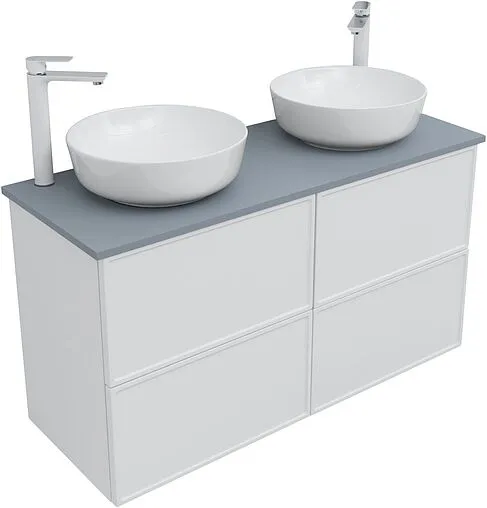 Тумба-умывальник Aquanet Арт 60 белый матовый 00313254+00306390