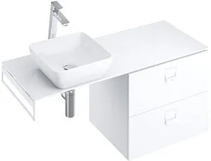 Тумба-умывальник подвесная Ravak Comfort 120 белый X000001377+X000001381+X000001375+, 1