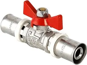 Кран шаровый для мп трубы 16мм x 16мм Valtec VT.243.N.1616, 1