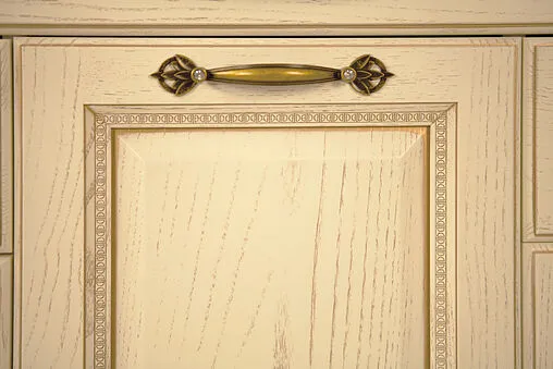 Шкаф-пенал напольный Aquaton Жерона 35 L белое золото 1A158903GEM4L