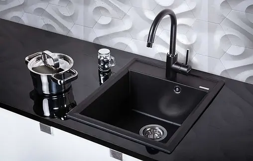 Мойка кухонная Omoikiri Daisen 42-BL черный 4993606 Мойка кухонная Omoikiri Daisen 42-BL черный 4993606