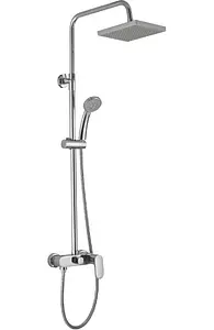 Душевая система со смесителем для душа Aquanet Quadro хром FSC1603 Душевая система со смесителем для душа Aquanet Quadro хром FSC1603, 1