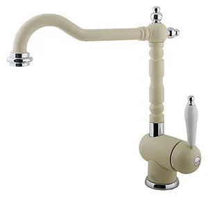 Смеситель для кухни Timo Morea бежевый 2406F champagne, 1