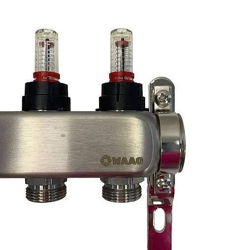 Группа коллекторная с расходомерами 13 отводов 1"в/в x ¾"ек WAAG WG.589.0613