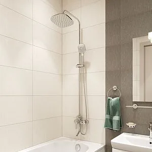 Душевая система со смесителем для ванны IDDIS Sena хром SENSB3Fi06, 3