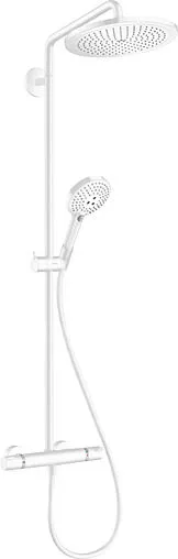 Душевая система с термостатом для душа Hansgrohe Croma Select S 280 1jet EcoSmart белый матовый 26891700