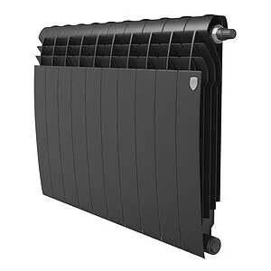 Радиатор биметаллический 10 секций нижнее правое подключение Royal Thermo Biliner 500 VR80 Noir Sable RTBNSVR8050010 Радиатор биметаллический 10 секций нижнее правое подключение Royal Thermo Biliner 500 VR80 Noir Sable RTBNSVR8050010, 1