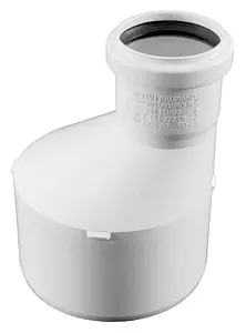 Патрубок переходной длинный внутренний бесшумный D=110x50мм Rehau Raupiano Plus 11213941002 Патрубок переходной длинный внутренний бесшумный D=110x50мм Rehau Raupiano Plus 11213941002, 1