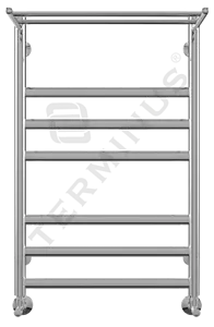 Полотенцесушитель водяной лесенка Terminus Хендрикс П7 500х796 полированная сталь 4670030723529, 1