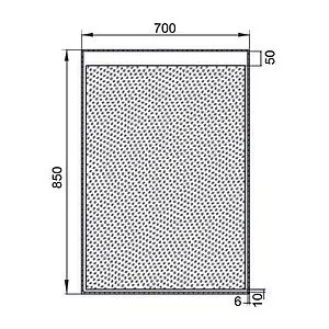 Зеркало с подсветкой Aquanet Палермо 7085 00196642 Зеркало с подсветкой Aquanet Палермо 7085 00196642, 2