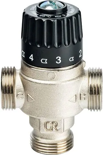 Трехходовой термостатический смесительный клапан ¾&quot; +30...+65°С Kvs 2.3 Stout SVM-0025-236520