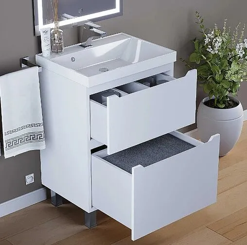 Тумба под умывальник напольная Uperwood UPD Tanos 60 белый матовый 291120329