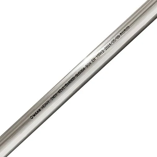 Труба из нержавеющей стали WAAG Heavy Inox 42 x 1.5 мм глянцевая штанга 4м WG.900.304.4215S Труба из нержавеющей стали WAAG Heavy Inox 42 x 1.5 мм глянцевая штанга 4м WG.900.304.4215S