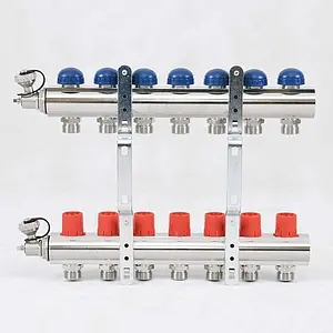 Группа коллекторная без расходомеров 7 отводов 1&quot;в/в x ¾&quot;ек Uni-fitt 441E4307, 5