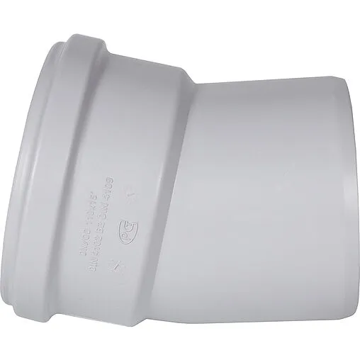 Отвод внутренний бесшумный D=110мм Угол 15° Stout SKB-0008-011015