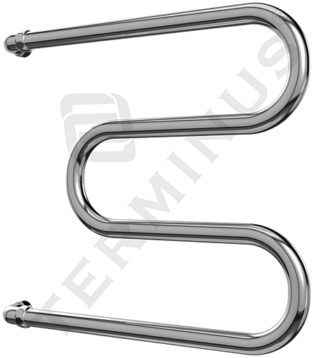 Полотенцесушитель водяной Terminus М-образный AISI 25 500х400 полированная сталь 4620768880483