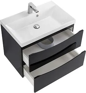Тумба под умывальник подвесная BelBagno MARINO 70 Nero Lucido MARINO-700-2C-SO-NL-P Тумба под умывальник подвесная BelBagno MARINO 70 Nero Lucido MARINO-700-2C-SO-NL-P, 5