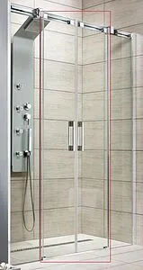 Душевая дверь 540мм прозрачное стекло Radaway Espera DWD 140 380240-01, 1