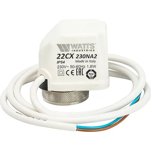 Сервопривод электротермический НО 230В М30 x 1.5 WATTS 22CX230NA2 10029674
