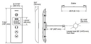 Термостат для 2 потребителей Jacob Delafon DTV Prompt хром 527D-1CP, 2