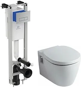 Комплект 5 в 1 Ideal Standard Connect W22001AA с кнопкой хром глянцевый Комплект 5 в 1 Ideal Standard Connect W22001AA с кнопкой хром глянцевый, 1