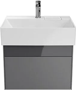 Тумба-умывальник подвесная Kerama Marazzi Logica 60 стальной серый LOG.60.2\ST+LO.wb.60.1 Тумба-умывальник подвесная Kerama Marazzi Logica 60 стальной серый LOG.60.2\ST+LO.wb.60.1, 1