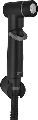 Гигиенический душ с держателем Lemark чёрный матовый LM8088BL