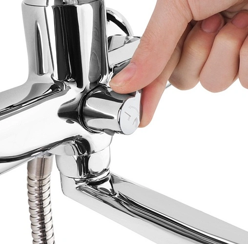 Смеситель для ванны с длинным изливом IDDIS Zodiac хром ZODSBL2i10