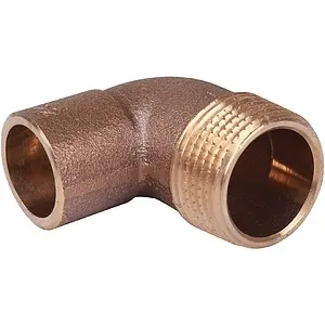 Уголок пайка переходной 22мм x 1"н Sanha 4092g 14092221 Уголок пайка переходной 22мм x 1"н Sanha 4092g 14092221, 5