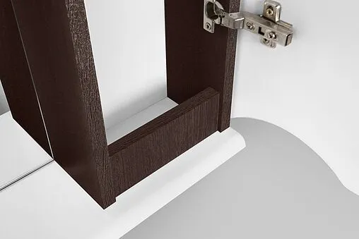 Шкаф-зеркало Am.Pm Like 65 R белый глянец/венге M80MPR0651VF