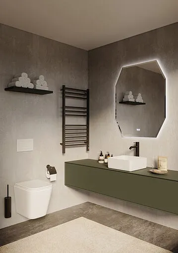 Унитаз подвесной безободковый Terminus Ватикан белый 03W49x34W