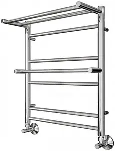 Полотенцесушитель водяной лесенка Lemark Pramen П7 500x600 полированная сталь LM33607 Полотенцесушитель водяной лесенка Lemark Pramen П7 500x600 полированная сталь LM33607, 1