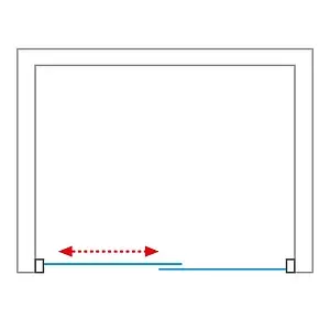 Дверь в нишу 1200мм прозрачное стекло Roltechnik Exclusive Line ECD2/1200 black elox P 565-120000P-05-02, 3