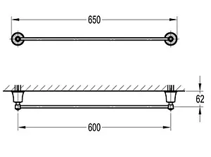 Полотенцедержатель Swedbe Terracotta Art терракотовый 2537, 2