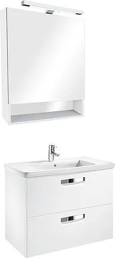 Шкаф-зеркало Roca Gap 70 белый глянец ZRU9302886